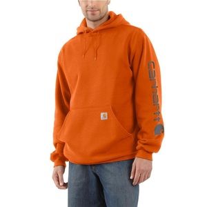 Carhartt Midweight Signature Orange Hoodie